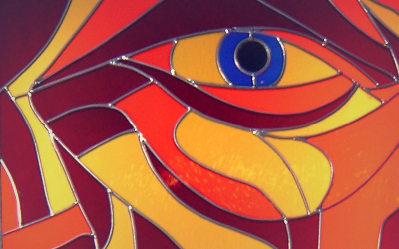 glasraam-modern-gezicht-abstract